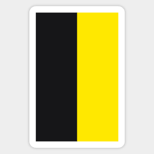 Watford Black and Yellow Half Jersey Sticker